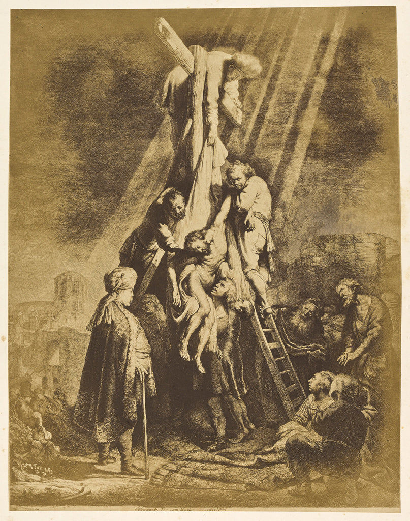 Bisson Frères:La Grande Descente de Croix, Poster Print Wall Art