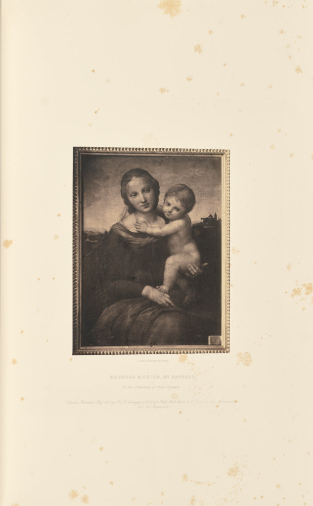 Caldesi & Montecchi:Madonna and Child, by Raphael,16x12
