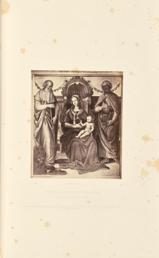 Caldesi & Montecchi:Madonna and Saints, by P. Perucino, Poster Print Wall Art