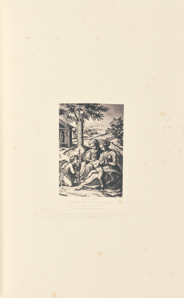 Caldesi & Montecchi:Virgin of the Palm Tree, Engraved by M. , Poster Print Wall Art