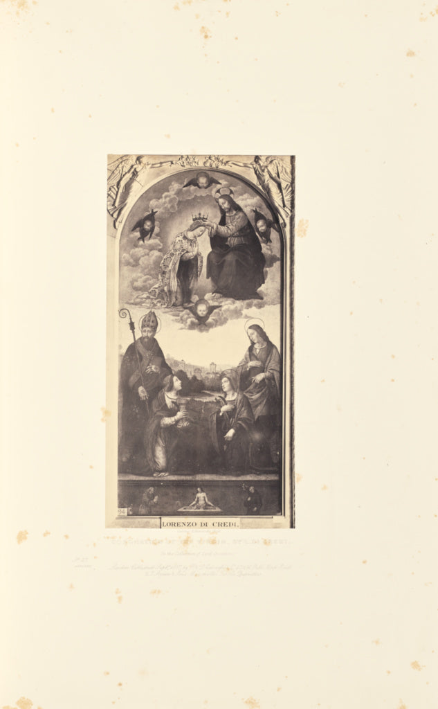 Caldesi & Montecchi:Coronation of the Virgin, by L. di Credi, Poster Print Wall Art