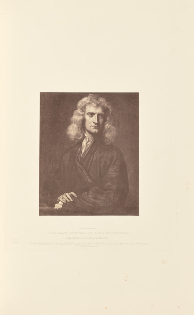 Caldesi & Montecchi:Sir Isaac Newton, by Sir J. Thornhill, Poster Print Wall Art
