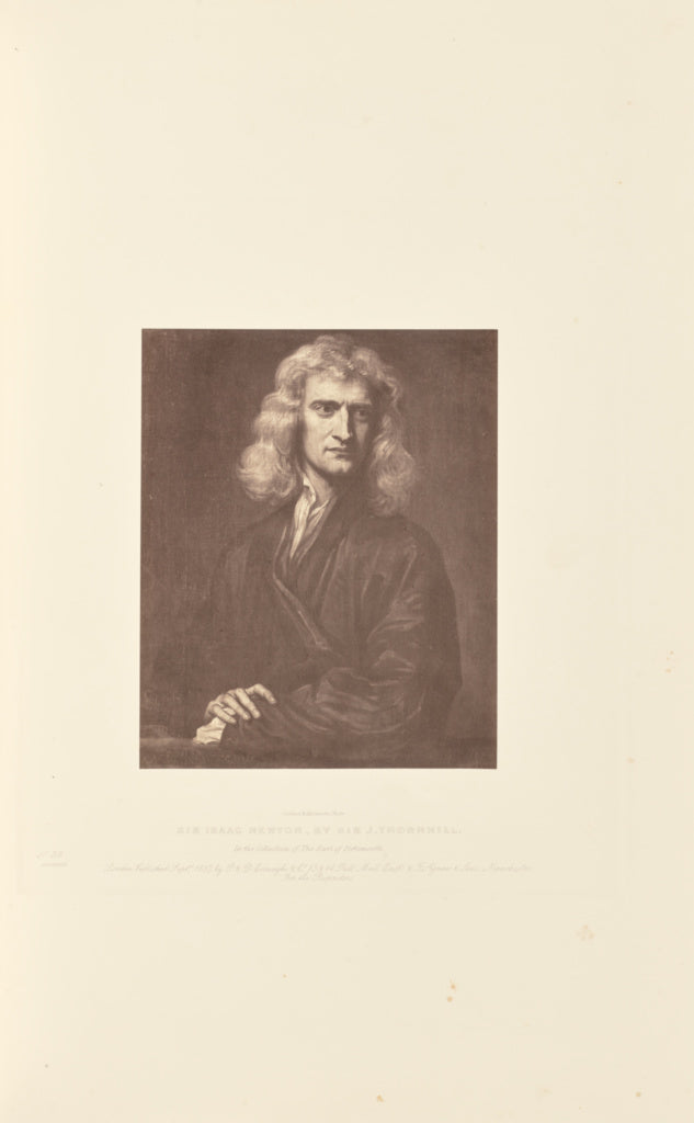 Caldesi & Montecchi:Sir Isaac Newton, by Sir J. Thornhill,16x12
