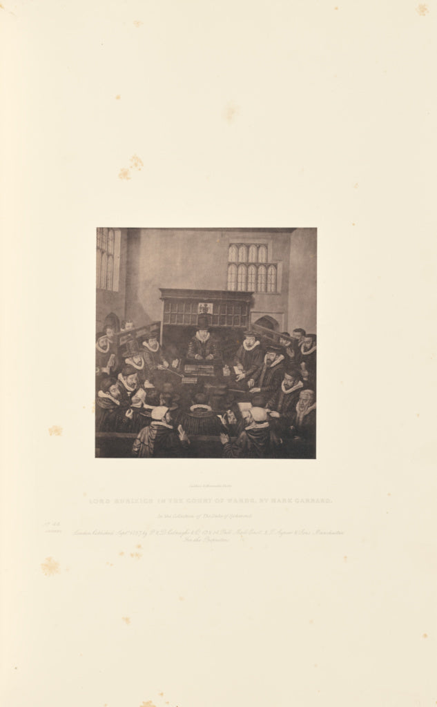 Caldesi & Montecchi:Lord Burleigh in the Court of Wards, by , Poster Print Wall Art