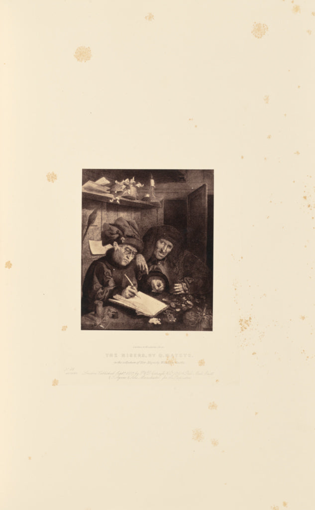 Caldesi & Montecchi:The Misers, by Q. Matsys, Poster Print Wall Art