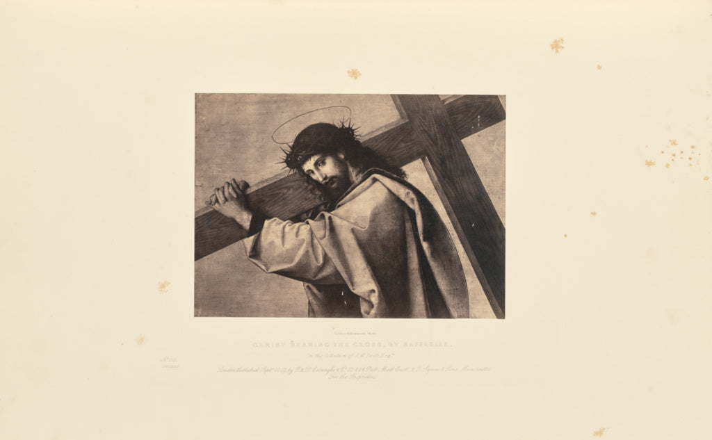 Caldesi & Montecchi:Christ Bearing the Cross, by Raffaelle, Poster Print Wall Art
