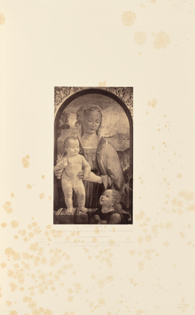 Caldesi & Montecchi:Madonna and Child and Saint John, by P. , Poster Print Wall Art