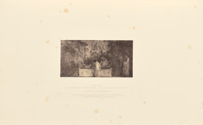 Caldesi & Montecchi:Entombment of the Virgin, by Angelico da,16x12