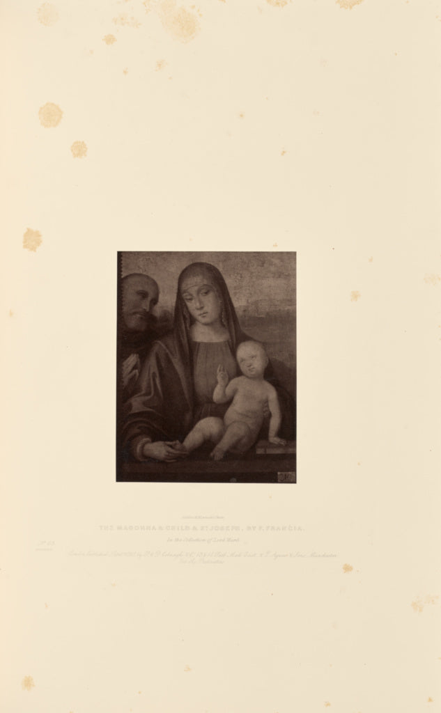 Caldesi & Montecchi:The Madonna and Child and Saint Joseph, , Poster Print Wall Art