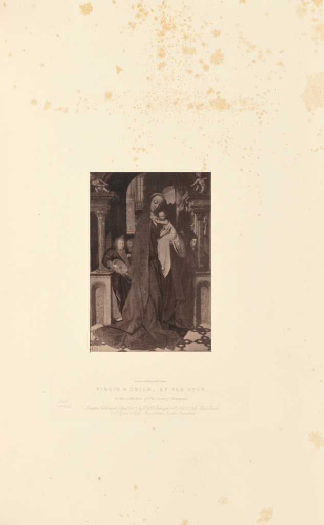 Caldesi & Montecchi:Virgin and Child, by van Eyck, Poster Print Wall Art