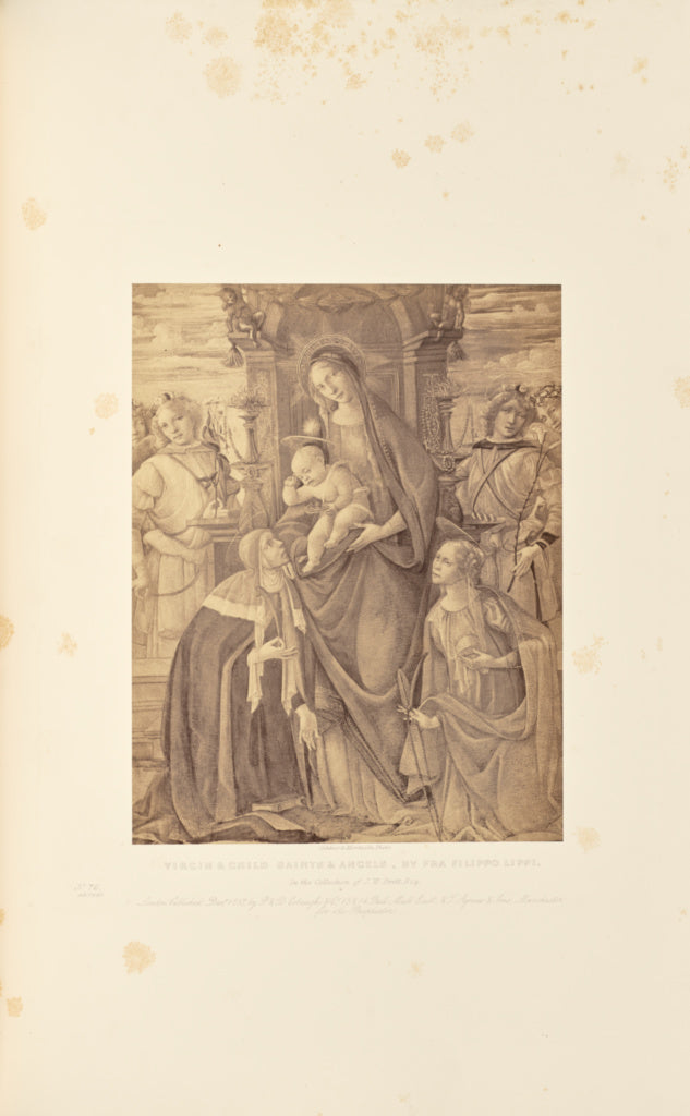 Caldesi & Montecchi:Virgin and Child [sic] Saints and Angels, Poster Print Wall Art