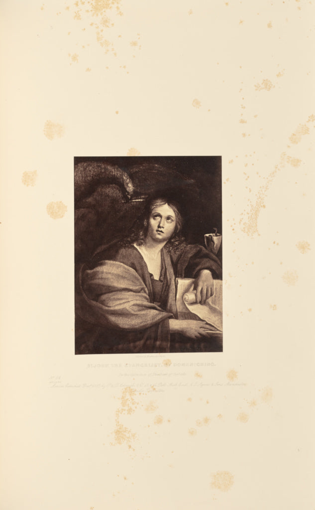 Caldesi & Montecchi:Saint John the Evangelist, by Domenichin,16x12"(A3)Poster