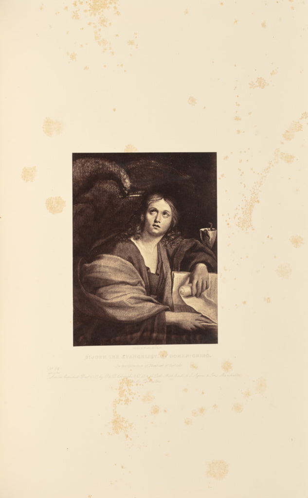 Caldesi & Montecchi:Saint John the Evangelist, by Domenichin,16x12