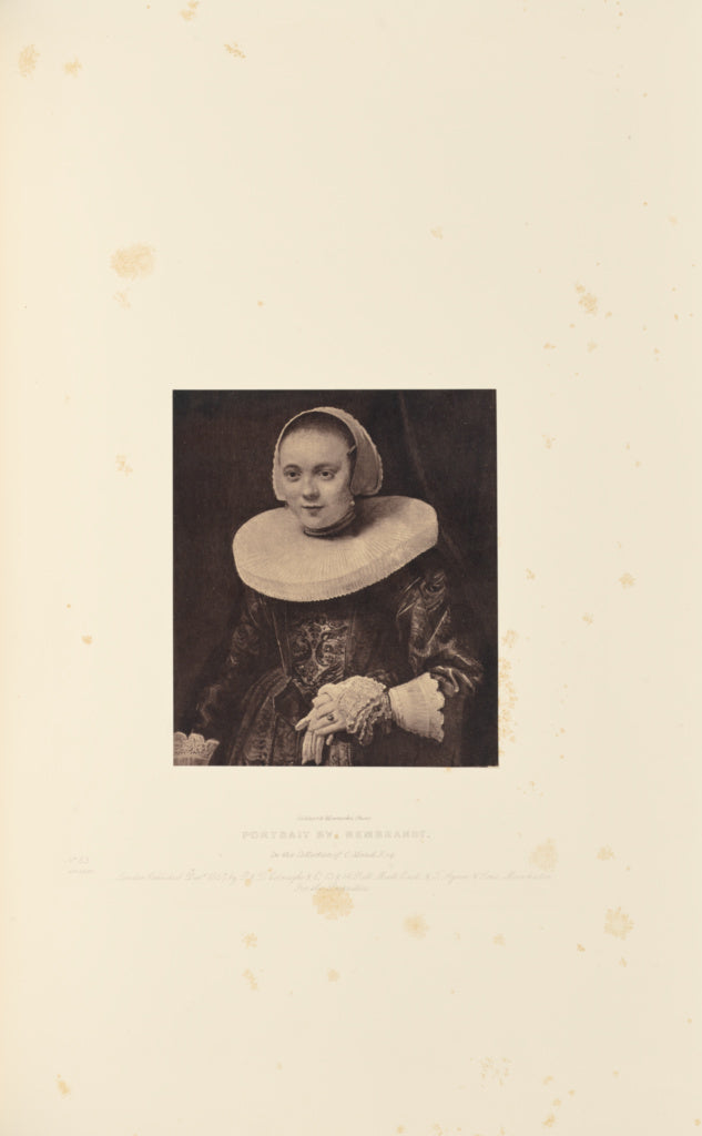 Caldesi & Montecchi:Portrait by Rembrandt, Poster Print Wall Art