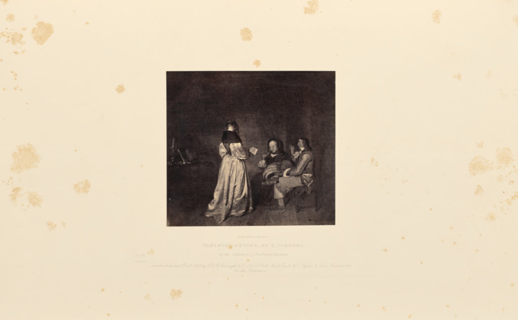 Caldesi & Montecchi:Parental Advice, by C. Terburg, Poster Print Wall Art