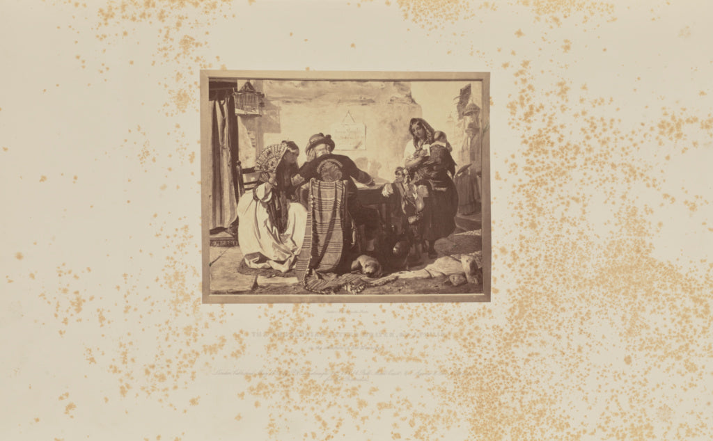 Caldesi & Montecchi:The Andalusian Letter Writer, by J. Phil, Poster Print Wall Art