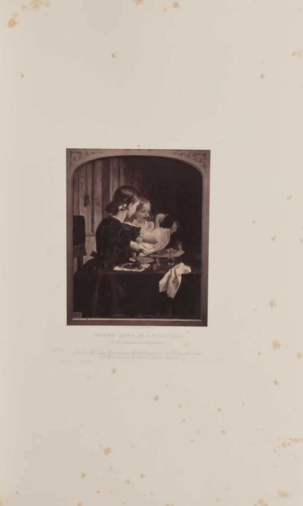 Caldesi & Montecchi:Baby's Turn, by C.W. Cope, R.A.,16x12"(A3)Poster