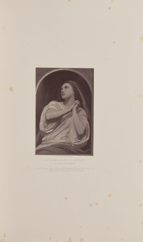 Caldesi & Montecchi:The Magdalen, by A. Scheffer, Poster Print Wall Art