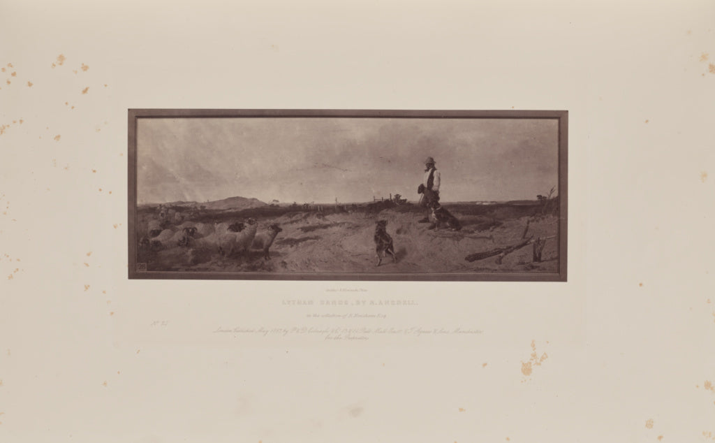 Caldesi & Montecchi:Lytham Sands, by R. Ansdell, Poster Print Wall Art