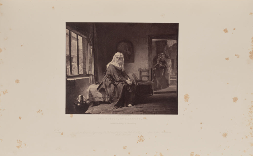 Caldesi & Montecchi:The Novice, by A. Elmore, R.A., Poster Print Wall Art