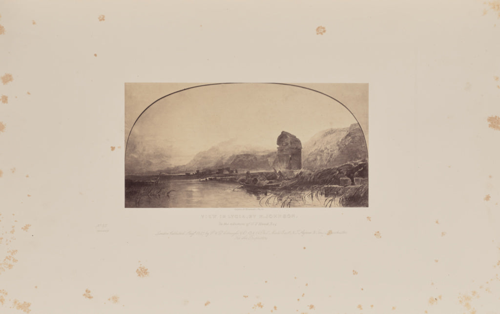 Caldesi & Montecchi:View in Lycia, by H. Johnson, Poster Print Wall Art