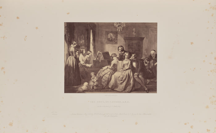 Caldesi & Montecchi:The Duet, by F. Stone, A.R.A.,16x12