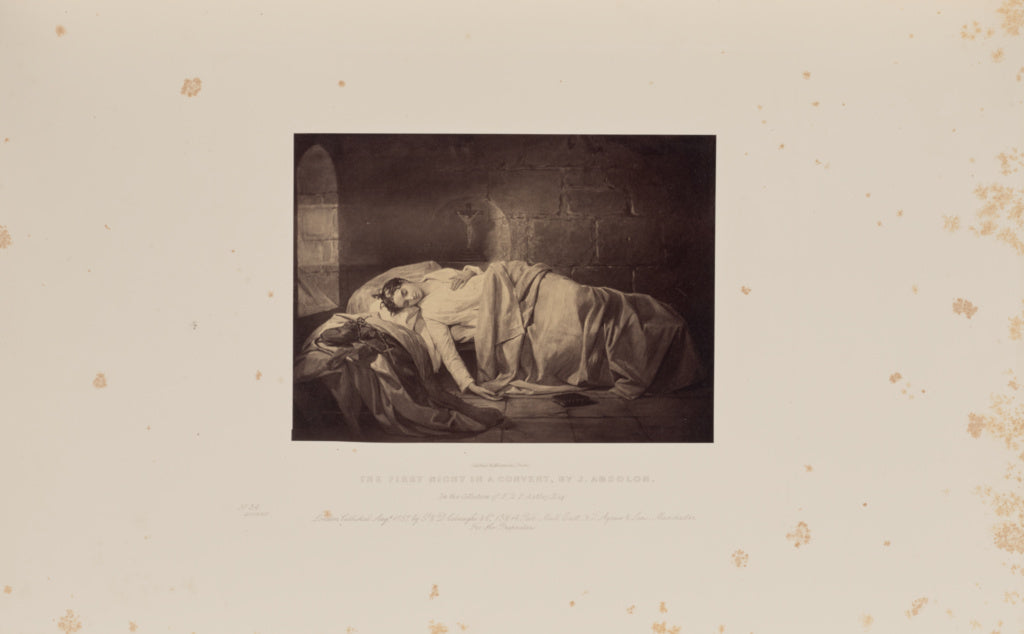 Caldesi & Montecchi:The First Night in a Convent, by J. Abso, Poster Print Wall Art