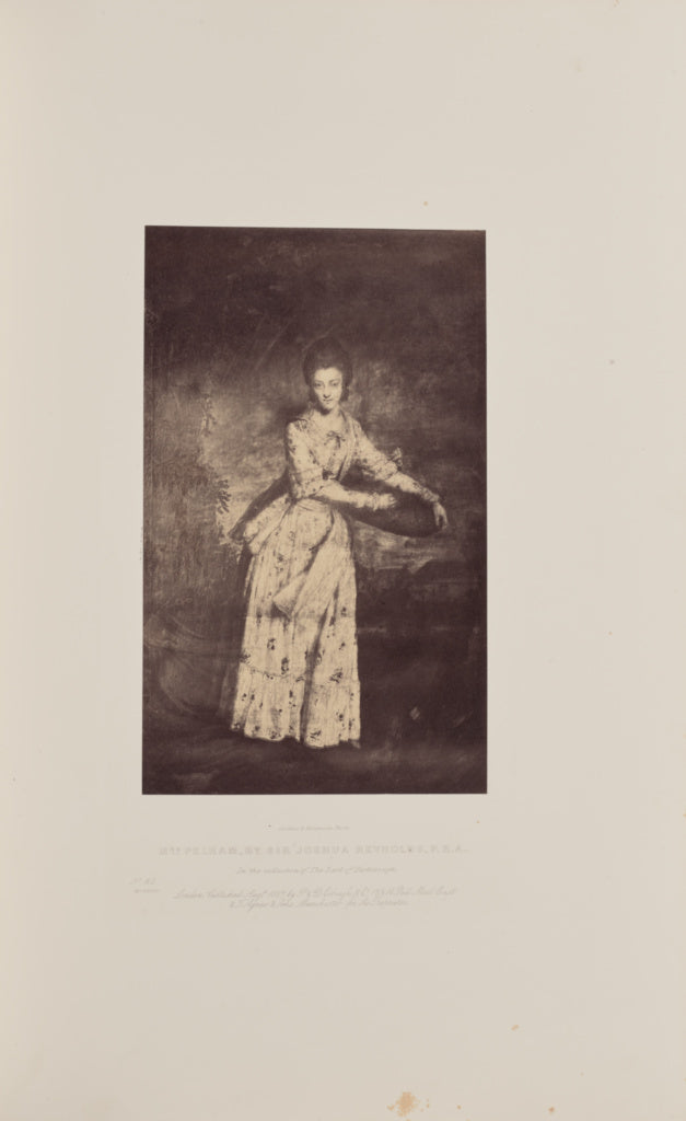 Caldesi & Montecchi:Mrs. Pelham, by Sir Joshua Reynolds, P.R,16x12