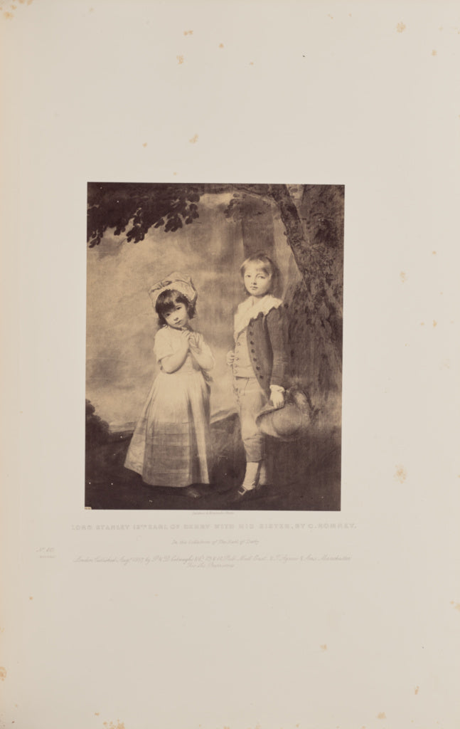 Caldesi & Montecchi:Lord Stanley 13th Earl of Derby with His, Poster Print Wall Art