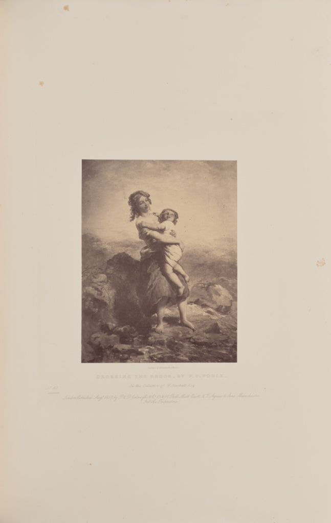 Caldesi & Montecchi:Crossing the Brook, by P.F. Poole, Poster Print Wall Art