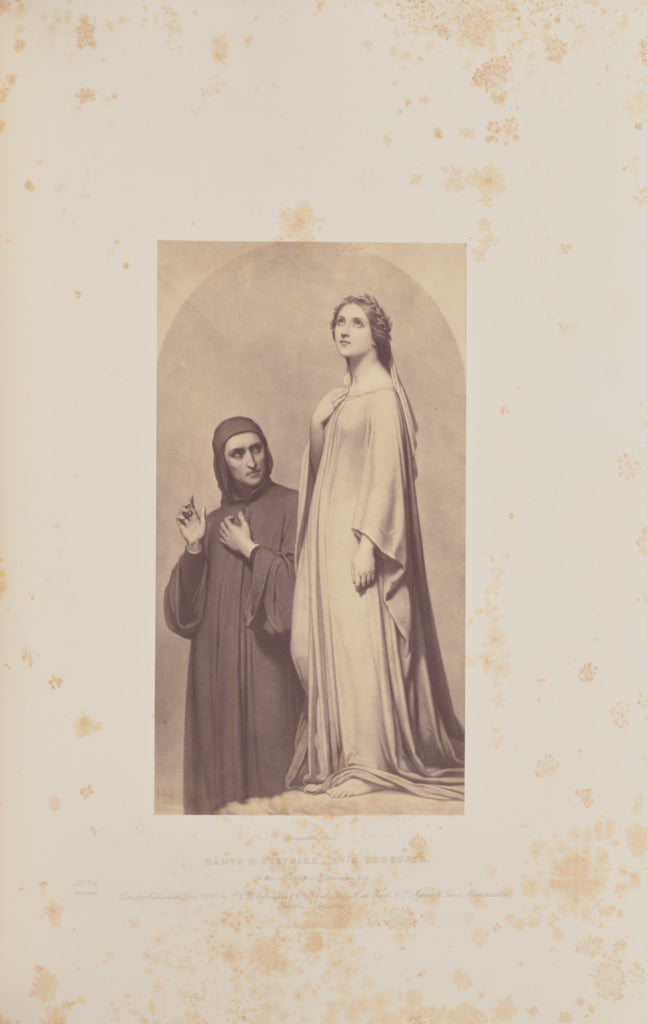 Caldesi & Montecchi:Dante and Beatrice, by A. Scheffer,16x12