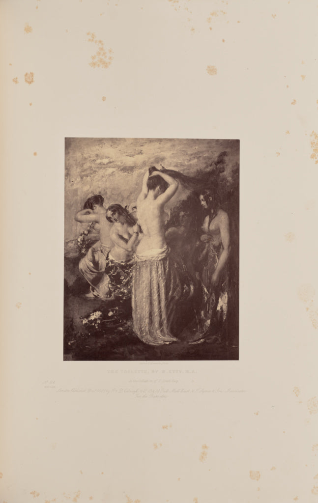 Caldesi & Montecchi:The Toilette, by W. Etty, R.A.,16x12