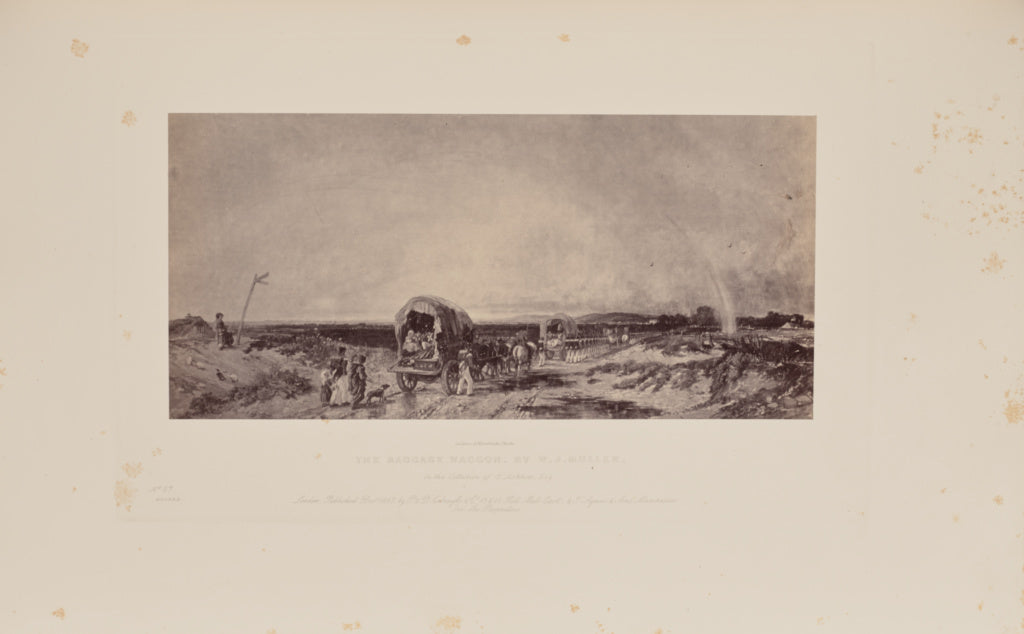 Caldesi & Montecchi:The Baggage Waggon [sic], by W. J. Mulle,16x12"(A3)Poster