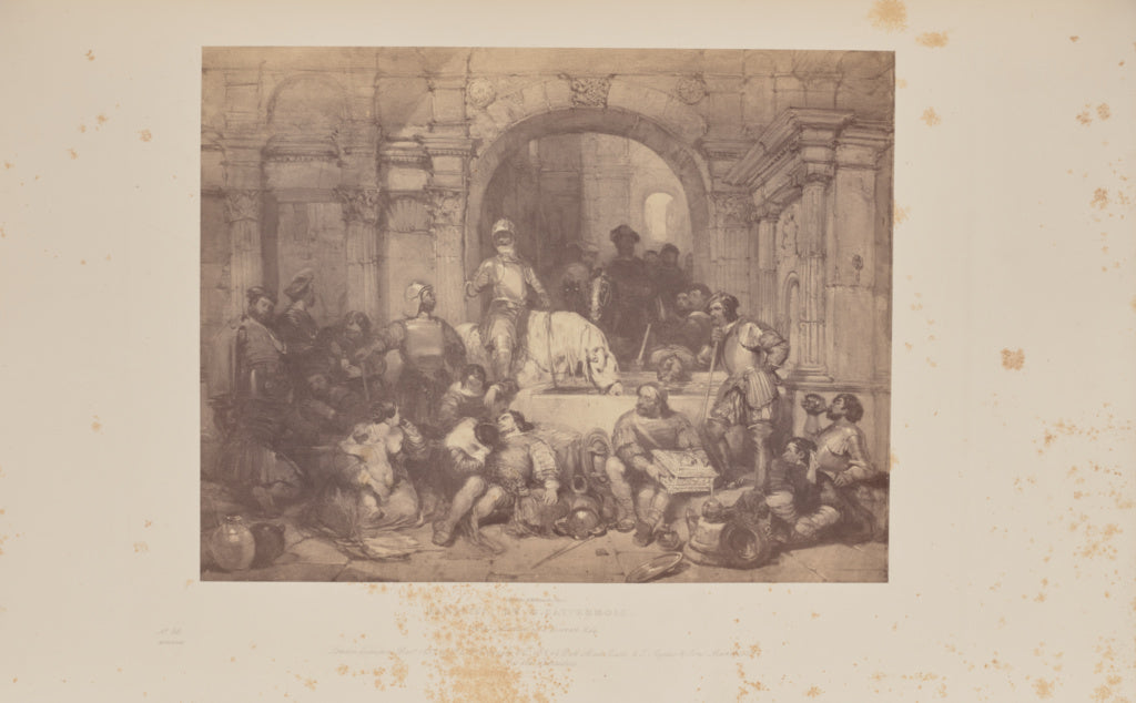 Caldesi & Montecchi:Banditti, by G. Cattermole, Poster Print Wall Art