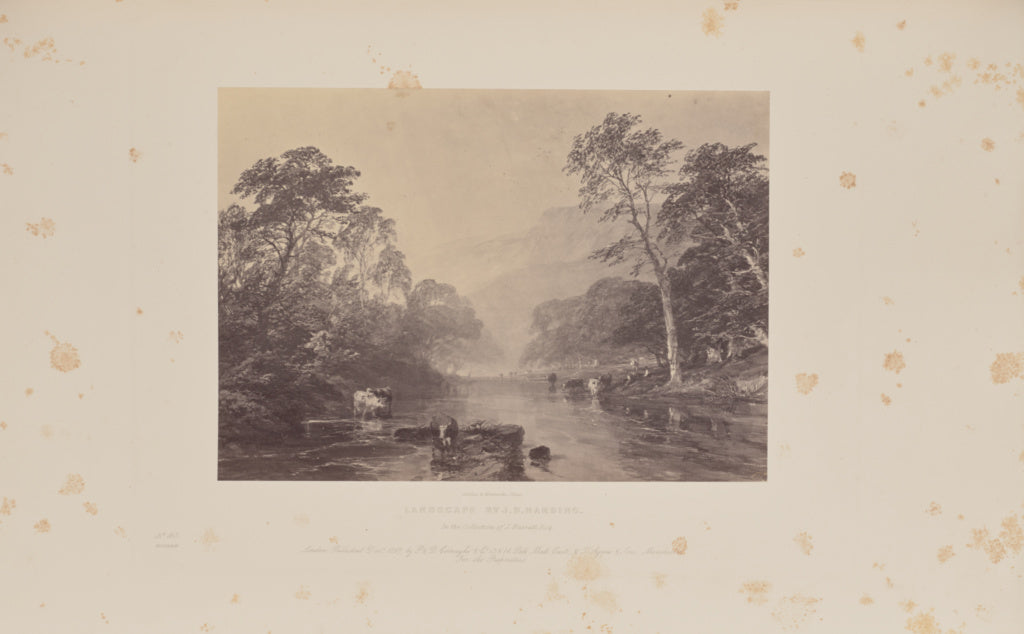 Caldesi & Montecchi:Landscape, by J.D. Harding, Poster Print Wall Art