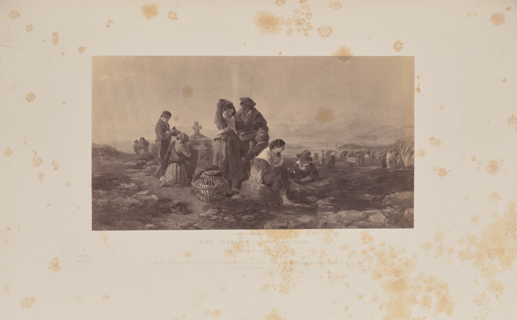 Caldesi & Montecchi:Irish Peasants, by F.W. Topham, Poster Print Wall Art