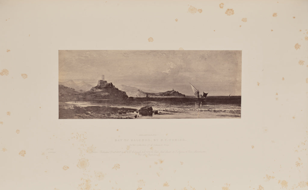 Caldesi & Montecchi:Bay of Salerno, by S.E. [sic] Hering, Poster Print Wall Art