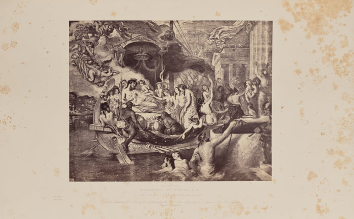 Caldesi & Montecchi:Cleopatra, by W. Etty, R.A.,16x12