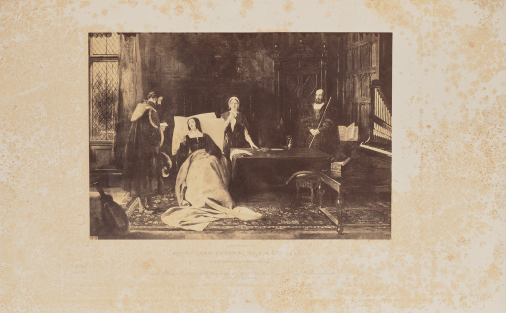 Caldesi & Montecchi:Scene from Henry VIII, by C.R. Leslie, R, Poster Print Wall Art