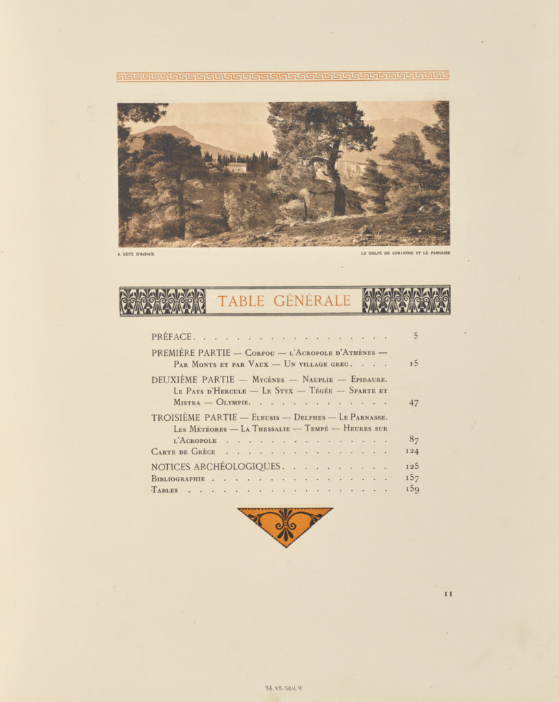 Frédéric Boissonnas:Côte d'Achaïe. Le golfe de Corinthe , Poster Print Wall Art