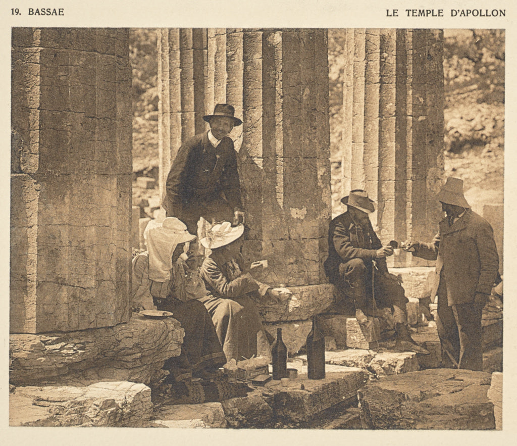 Frédéric Boissonnas:Bassæ. Le temple d'Apollon, Poster Print Wall Art