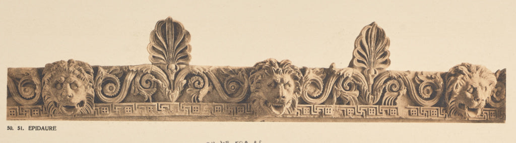 Frédéric Boissonnas:Epidaure. Cimaise de la Tholos, Poster Print Wall Art