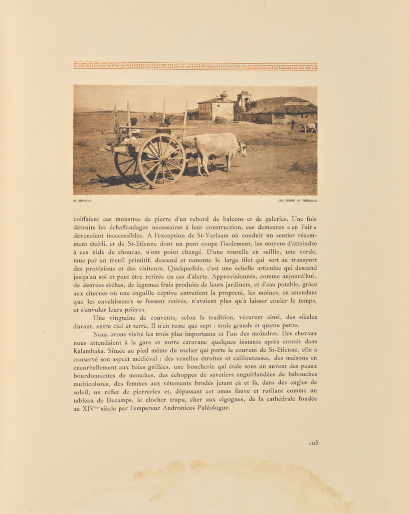 Frédéric Boissonnas:Orphana. Une ferme en Thessalie, Poster Print Wall Art