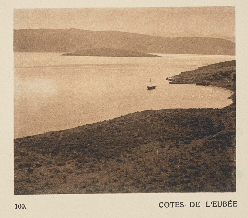 Frédéric Boissonnas:Côtes de l'Eubée, Poster Print Wall Art