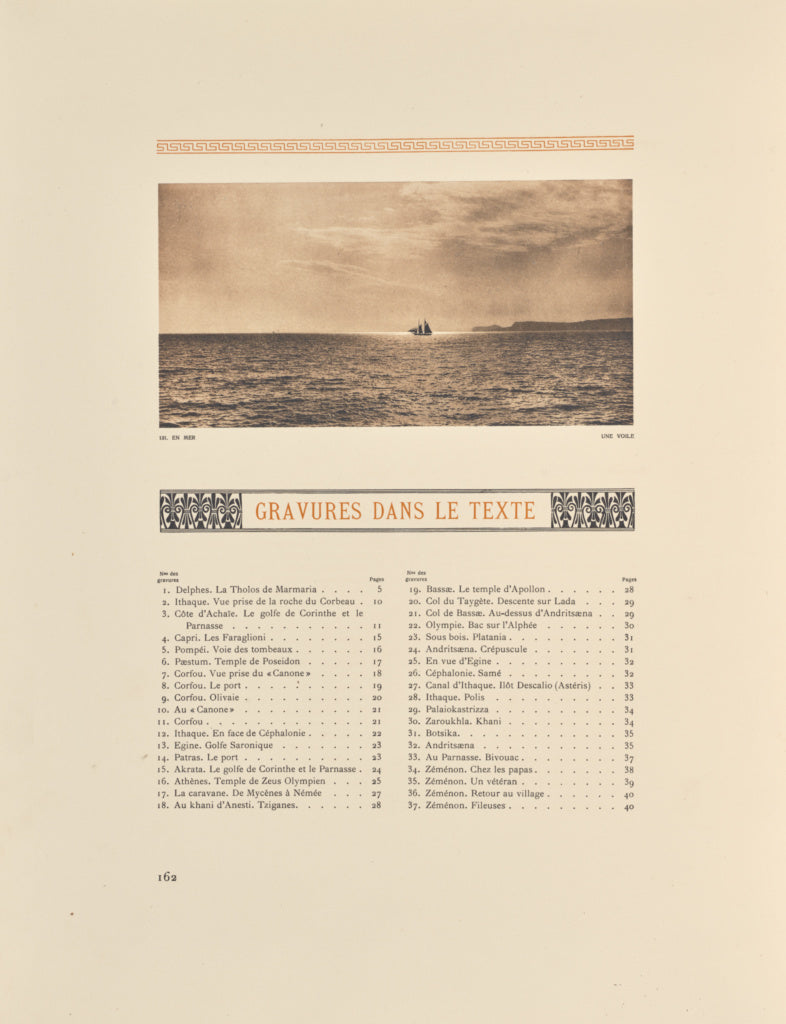 Frédéric Boissonnas:En mer. Une voile, Poster Print Wall Art