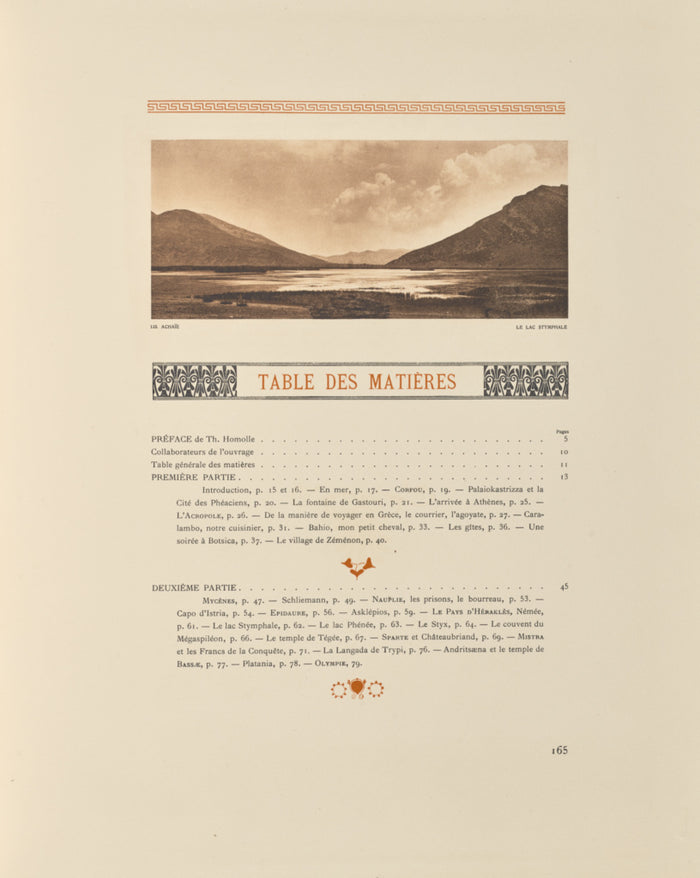 Frédéric Boissonnas:Achaïe. Le lac Stymphale,16x12