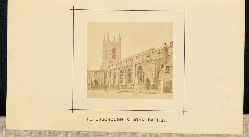 William Ball:Peterborough, St. John Baptist,16x12"(A3)Poster