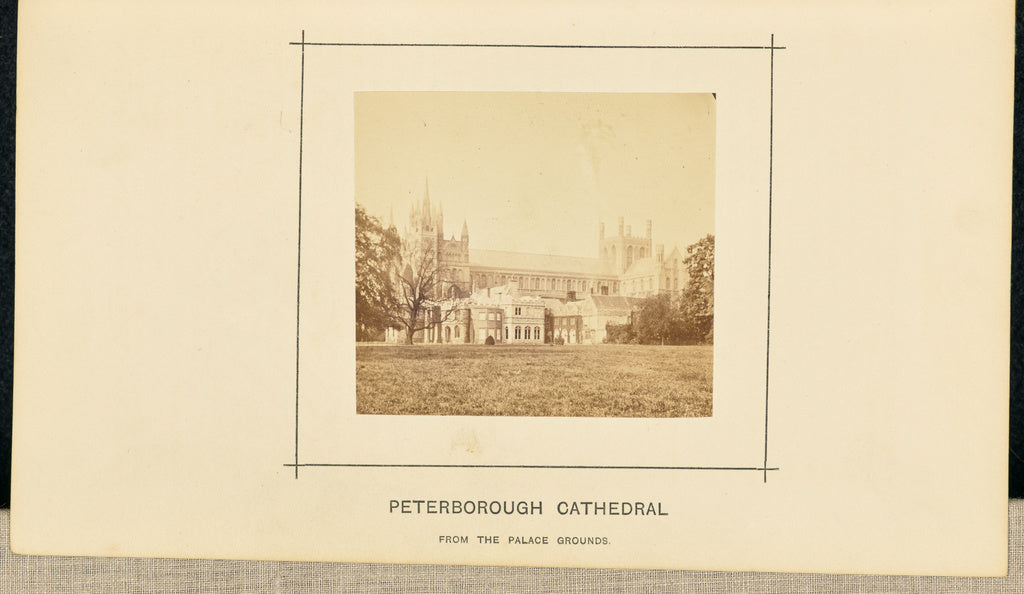 William Ball:Peterborough Cathedral from the Palace Grounds,16x12"(A3)Poster