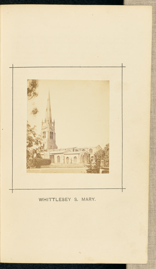 William Ball:Whittlesey St. Mary,16x12"(A3)Poster