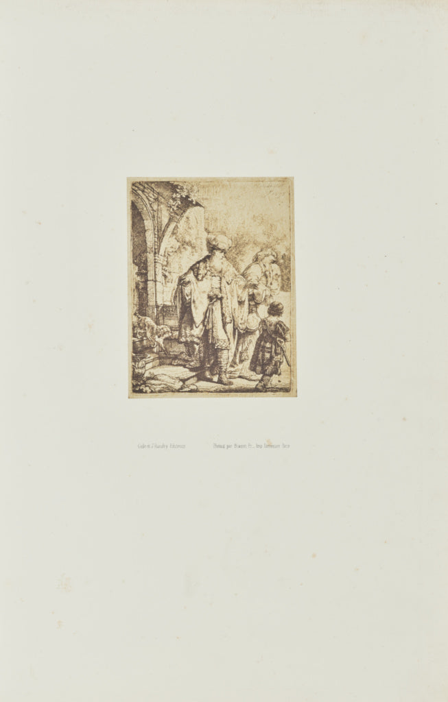 Bisson Frères:[Abraham casting out Hagar and Ishmael], Poster Print Wall Art
